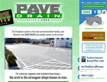 Tablet Screenshot of pavedrain.com